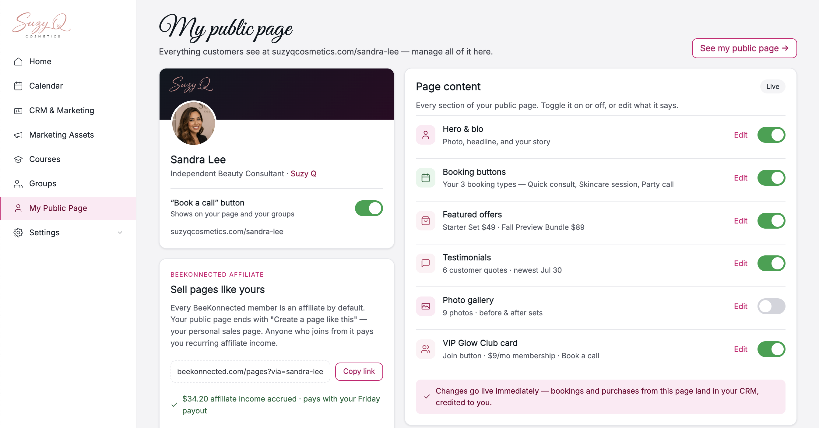 Page manager